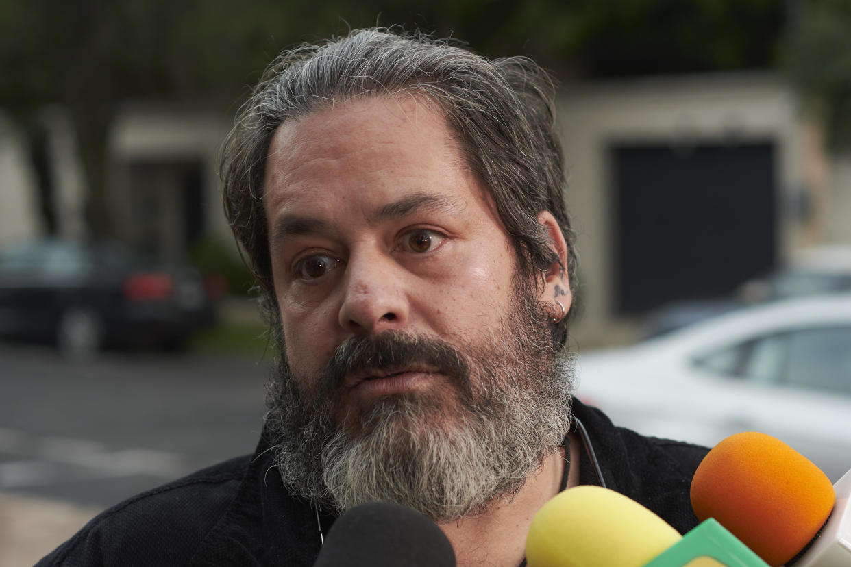 Patricio Levy en la misa en memoria de su madre Talina Fernández el pasado 28 de julio de 2023 en la Ciudad de México. (Photo by Jaime Nogales/Medios y Media/Getty Images)