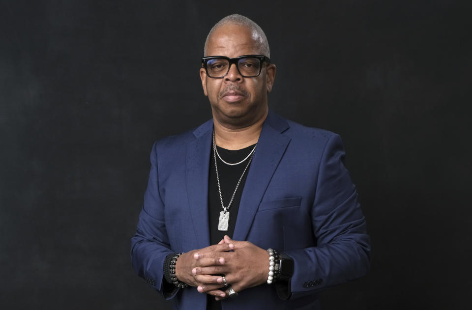 FILE - Terence Blanchard poses for a portrait at the 91st Academy Awards Nominees Luncheon on Feb. 4, 2019, in Beverly Hills, Calif. The Metropolitan Opera will skip an entire season for the first time in its nearly 140-year history due to the novel coronavirus and intends to start the 2021-22 season with Terence Blanchard's "Fire Shut Up in My Bones" in the first work of a Black composer presented by the company. (Photo by Chris Pizzello/Invision/AP, File)