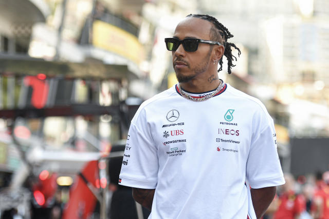 MONTE-CARLO, MONACO - MAY 25: Lewis Hamilton of Great Britain and Mercedes-AMG PETRONAS F1 Team during previews ahead of the F1 Grand Prix of Monaco at Circuit de Monaco on May 25, 2023 in Monte-Carlo, Monaco. (Photo by Vince Mignott/MB Media/Getty Images)
