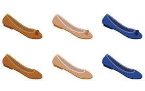 A selection of the flat shoe emoji proposed - APHELANDRA MESSER