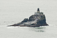 Más que una isla, se trata de una roca con un faro situado frente a la costa de Oregón. Este lugar, que ya ha sido vendido varias veces en el pasado, tenía un precio de medio millón de dólares, pero actualmente cuesta apenas 50.000. ¿El motivo? Arrastra un largo historial de leyendas y tragedias. (Foto: Getty Images).