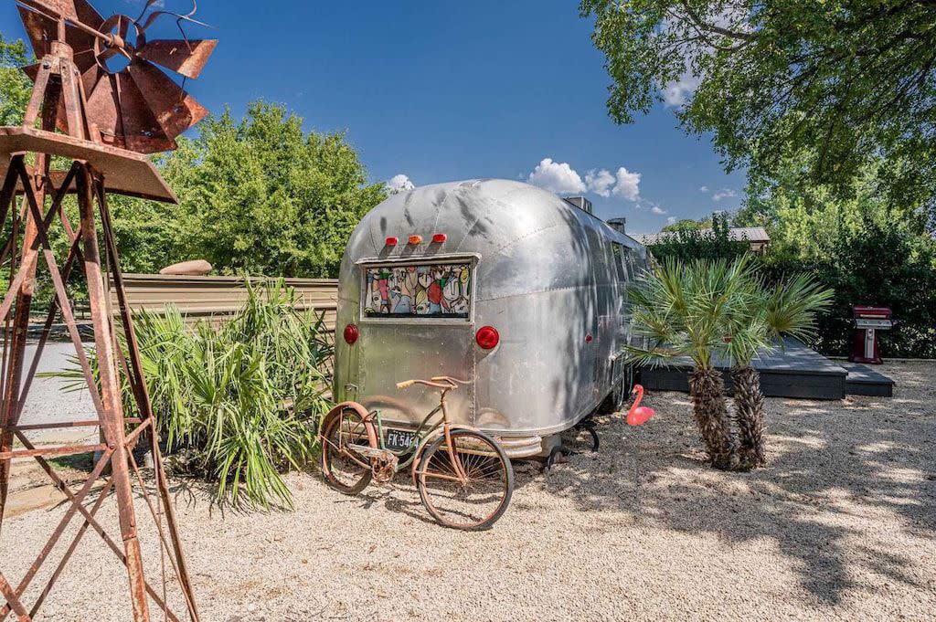 Airstream on The Brazos River