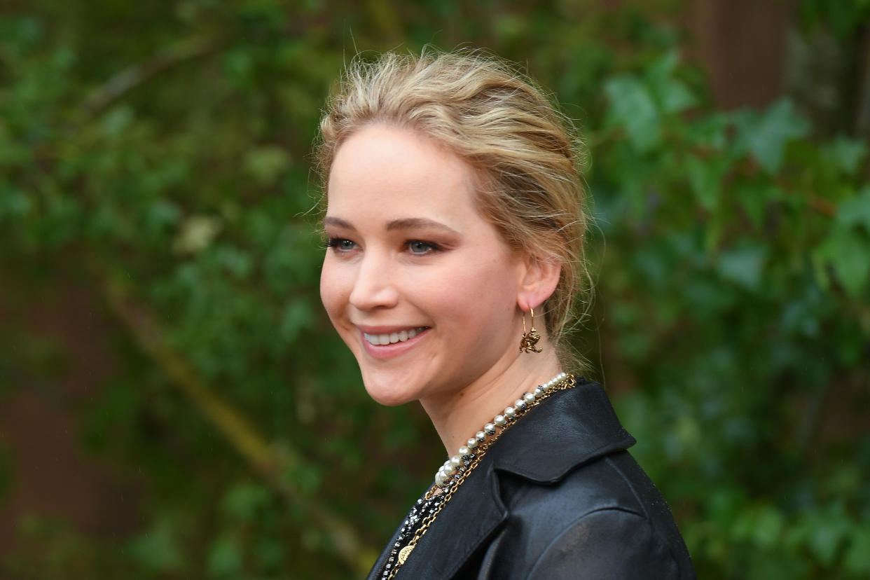 In a new podcast, Jennifer Lawrence reflected on her 2013 viral fall at the Academy Awards. (Photo: Stephane Cardinale - Corbis/Corbis via Getty Images)