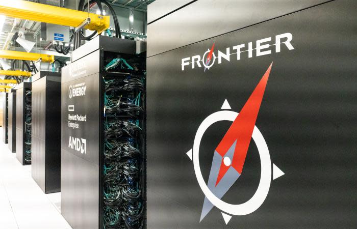 The Frontier supercomputer achieved 'exascale' speeds (Oak Ridge National Laboratory) 
