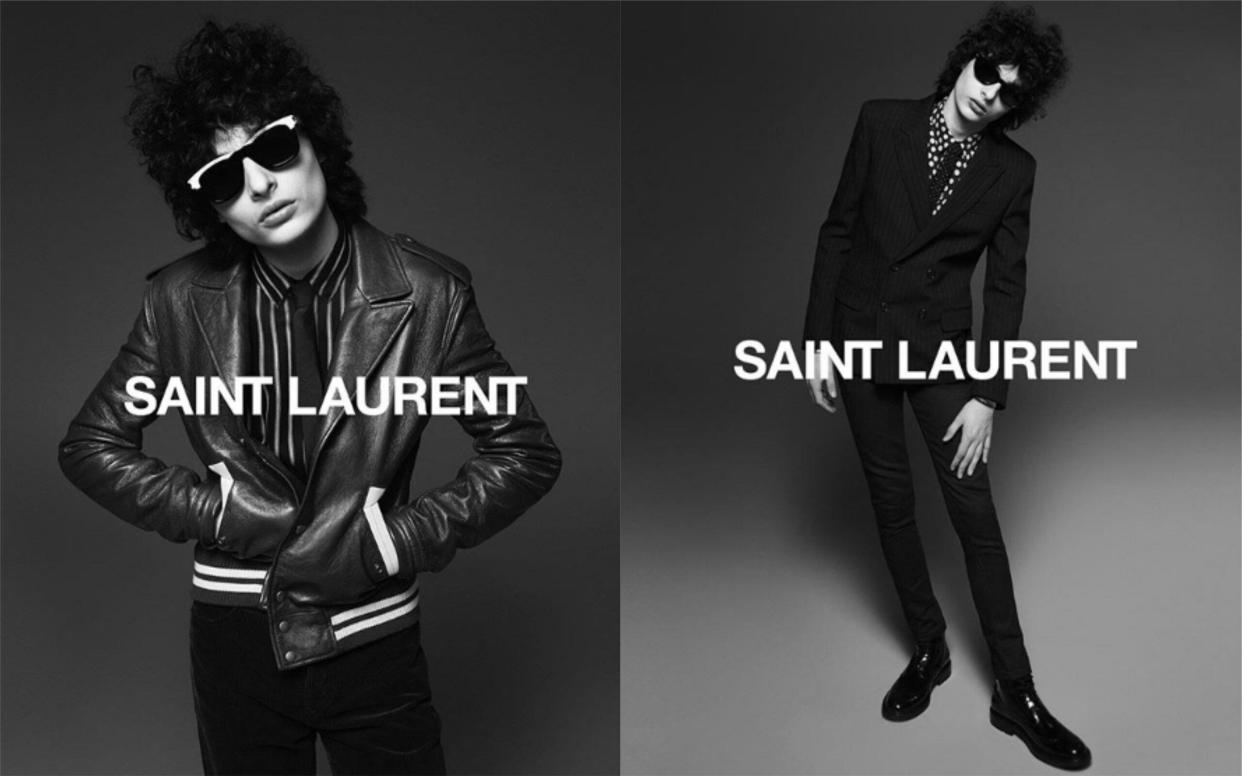 The 'Stranger Things' star has landed his debut fashion gig [Photo: Saint Laurent]