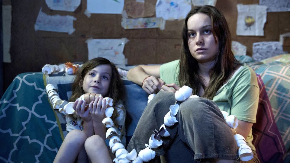 Jacob Tremblay and Brie Larson in "Room." - Caitlin Cronenberg/Element/Shutterstock