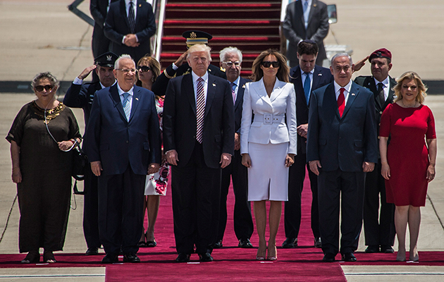 Things seemed frosty between the pair on their Israel trip. Photo: Israel