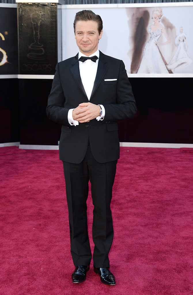 <b>Jeremy Renner in Givenchy</b><br>Grade: A