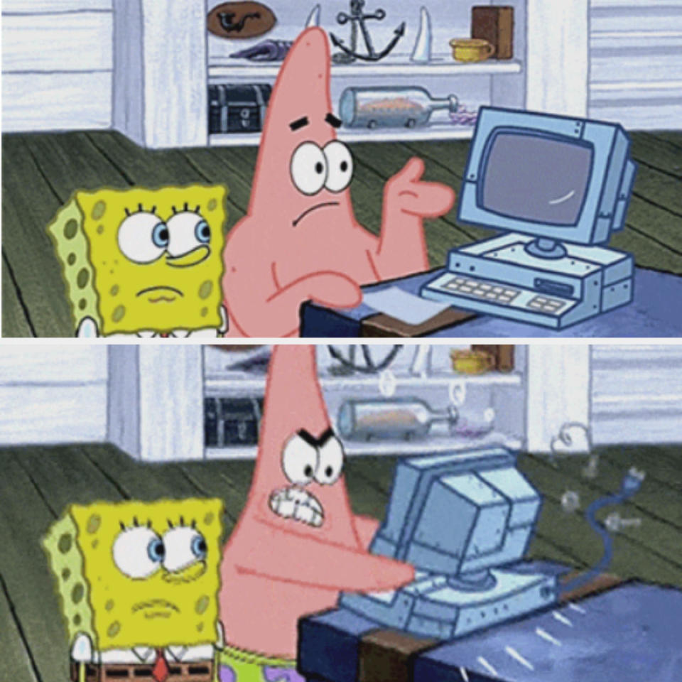 Screen shots from "SpongeBob SquarePants"