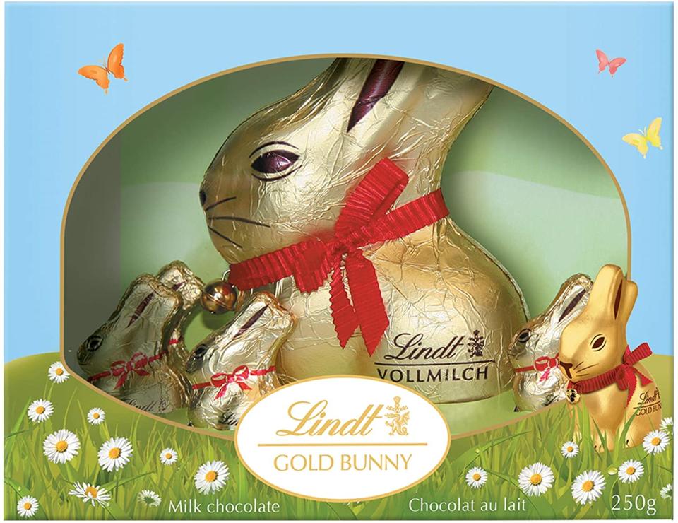 Lindt Easter Gold Bunny Gift Box Milk Chocolate. Image via Amazon.