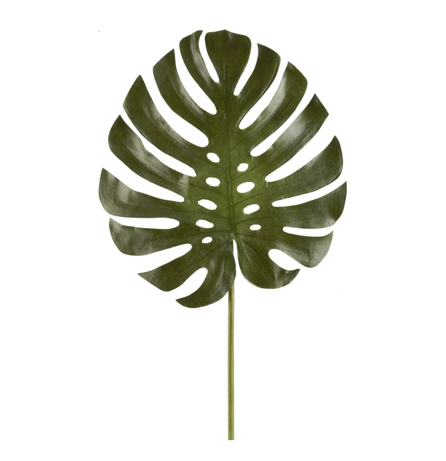 Faux palm leaf