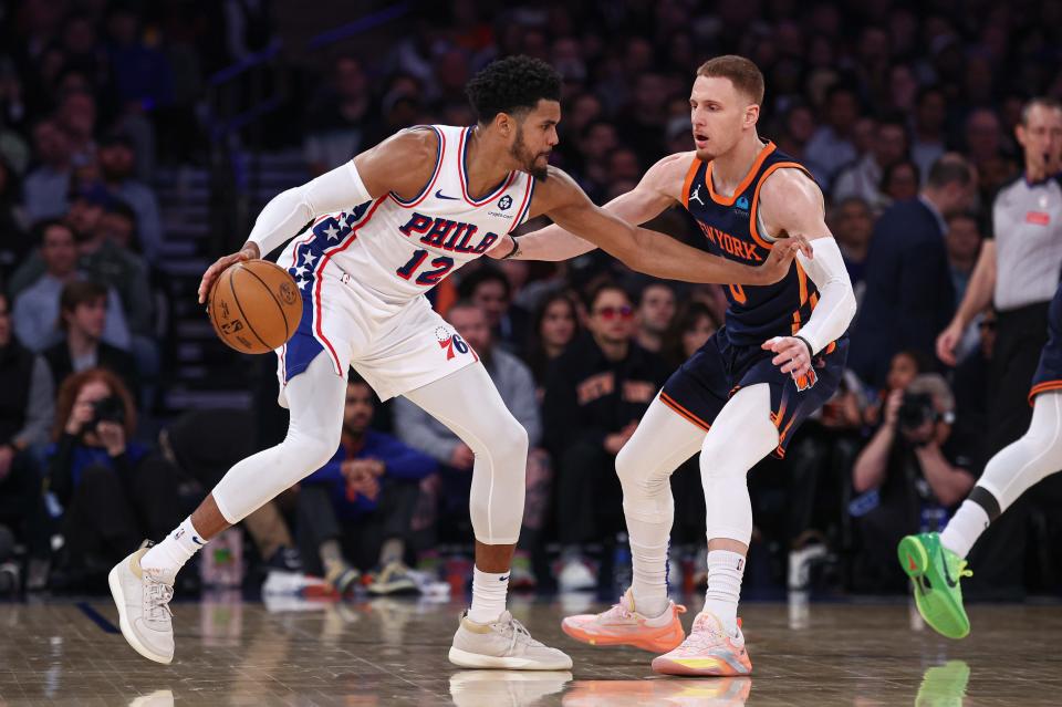 Will the New York Knicks or Philadelphia 76ers win their NBA Playoffs series? NBA picks, predictions and odds weigh in on the first round.