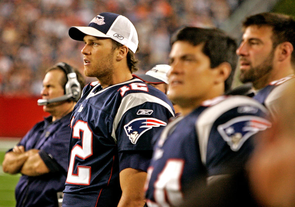 Tom Brady (12) and the 2007 Patriots had firepower and the desire to go out and 