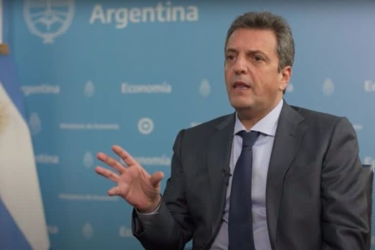 El ministro de Economía estuvo presente en el Coloquio IDEA (Captura participación de Sergio Massa)