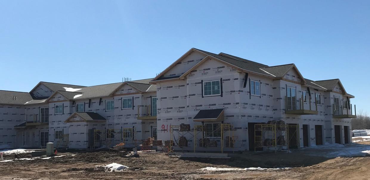 The Peninsula Apartments, just east of the Target retail store, is one of a number of new housing projects recently opened or under construction in Sturgeon Bay.