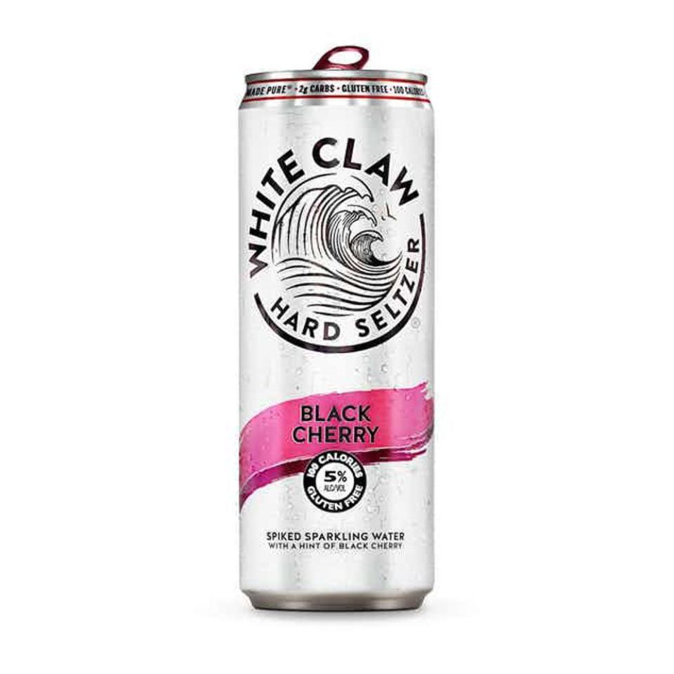 34) White Claw Black Cherry Hard Seltzer