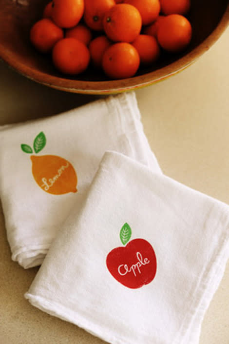 DIY dish towels