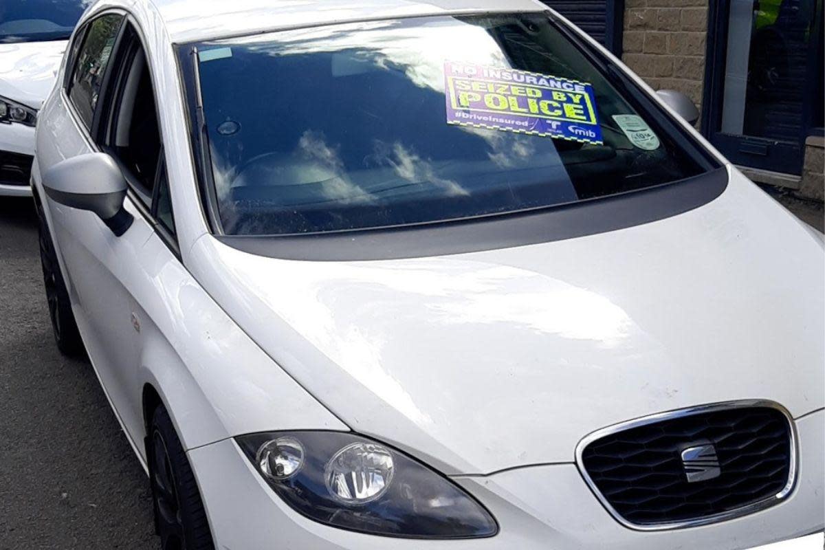 Another car has been seized by police in Bradford <i>(Image: West Yorkshire Police)</i>