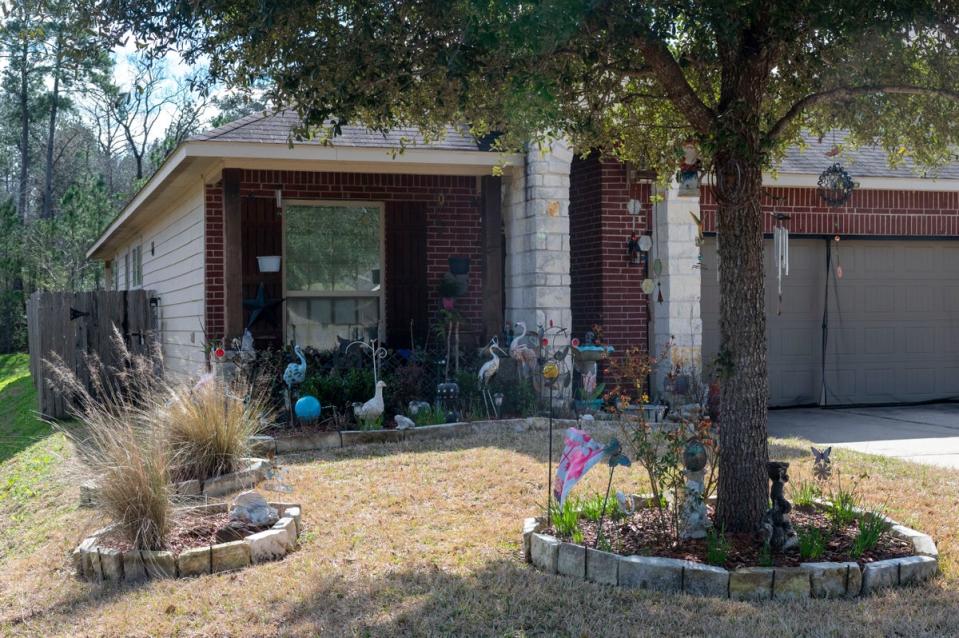 Officials searched the home connected to the suspect in Conroe (AP)