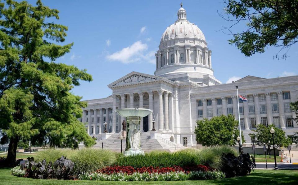 The Missouri Capitol building in Jefferson City, Mo.