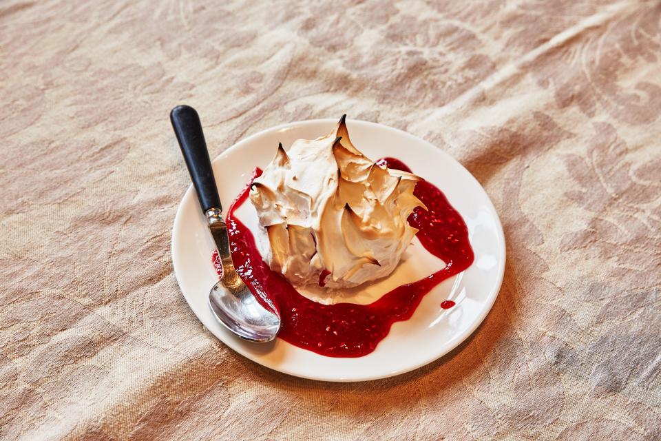 Ina Garten’s Raspberry Baked Alaska