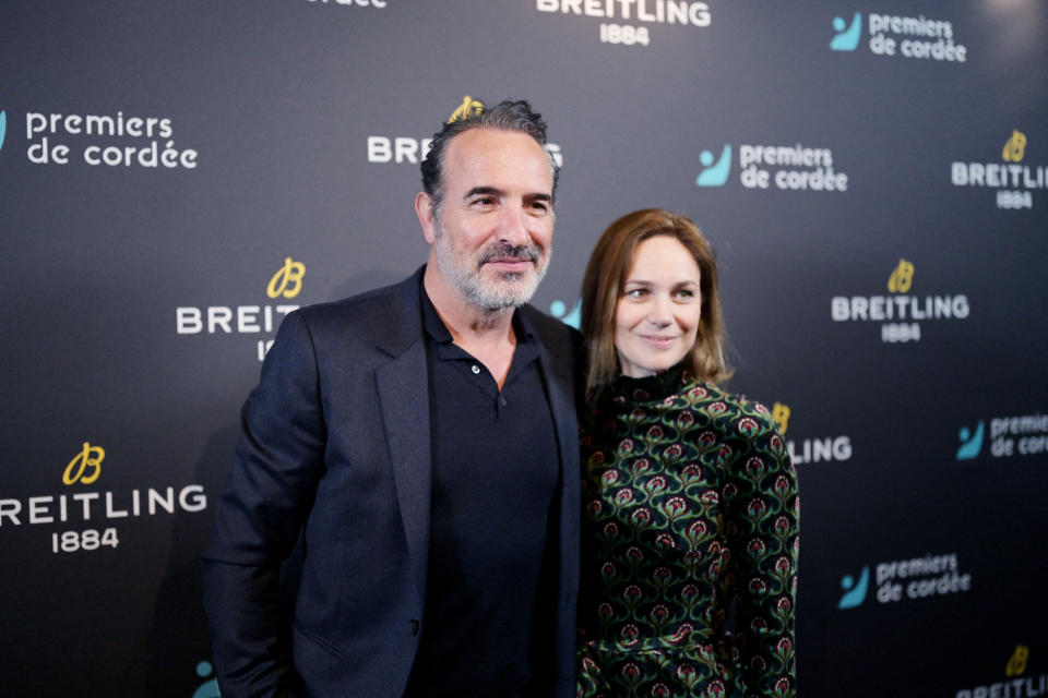 Jean Dujardin et Nathalie Péchalat à Paris