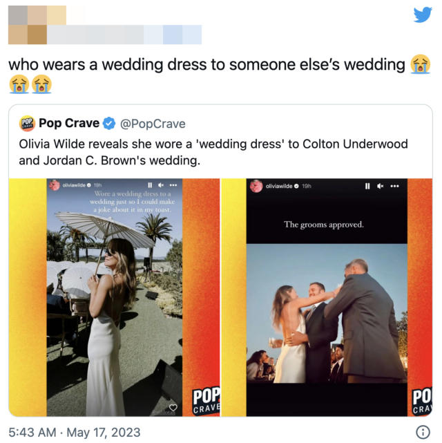 Olivia Wilde Wears Wedding Dress, Plays Bride—Watch the Video!