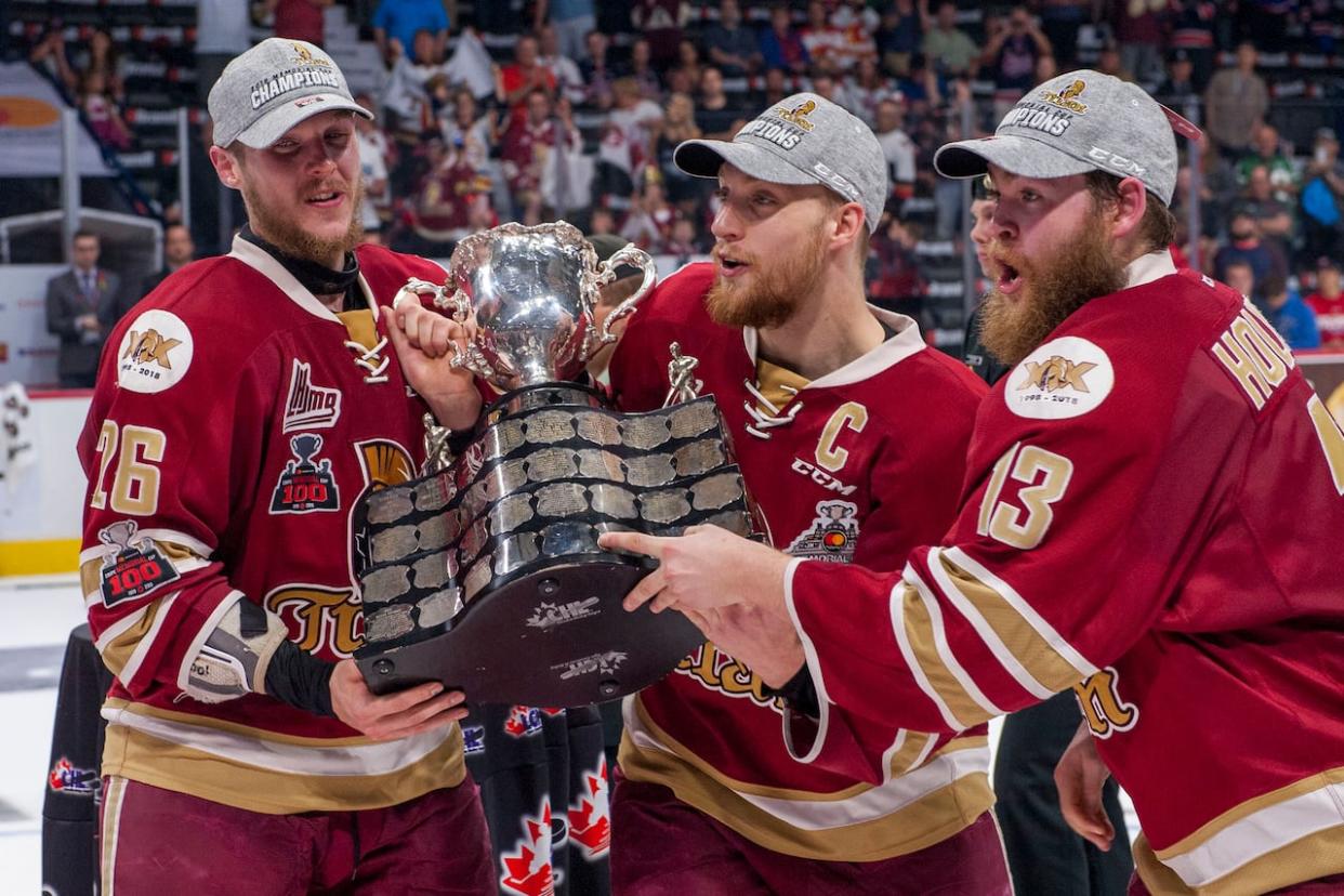 The Acadie-Bathurst Titan won the Memorial Cup in 2018. (Marissa Baecker/Getty Images - image credit)