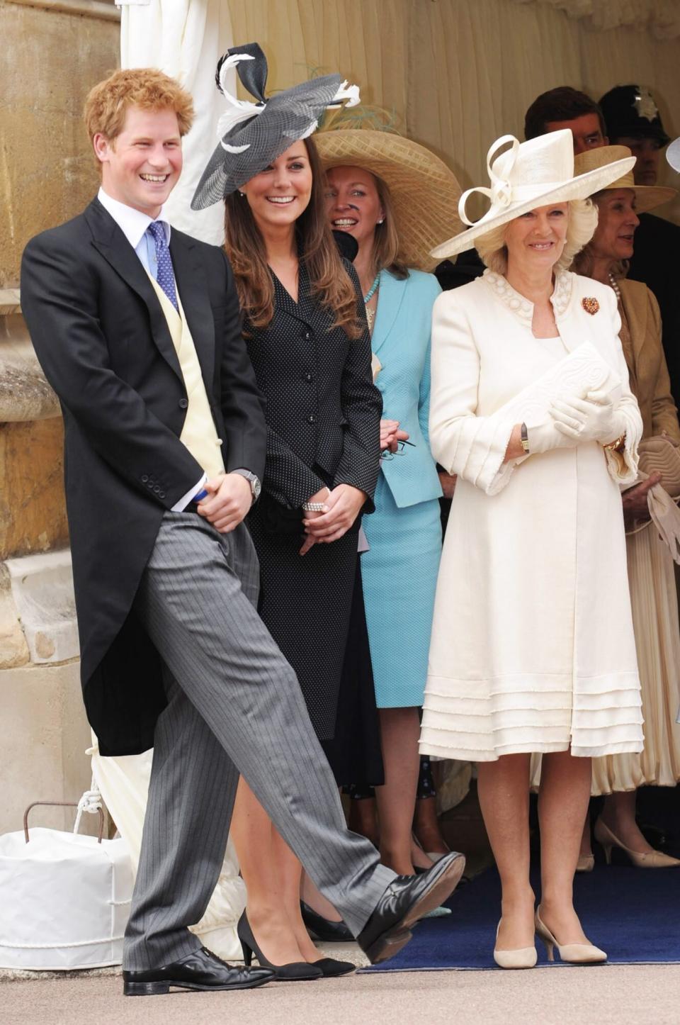 Prince Harry, Prince William's girlfriend Kate Middleton and Camilla, Duchess of Cornwall