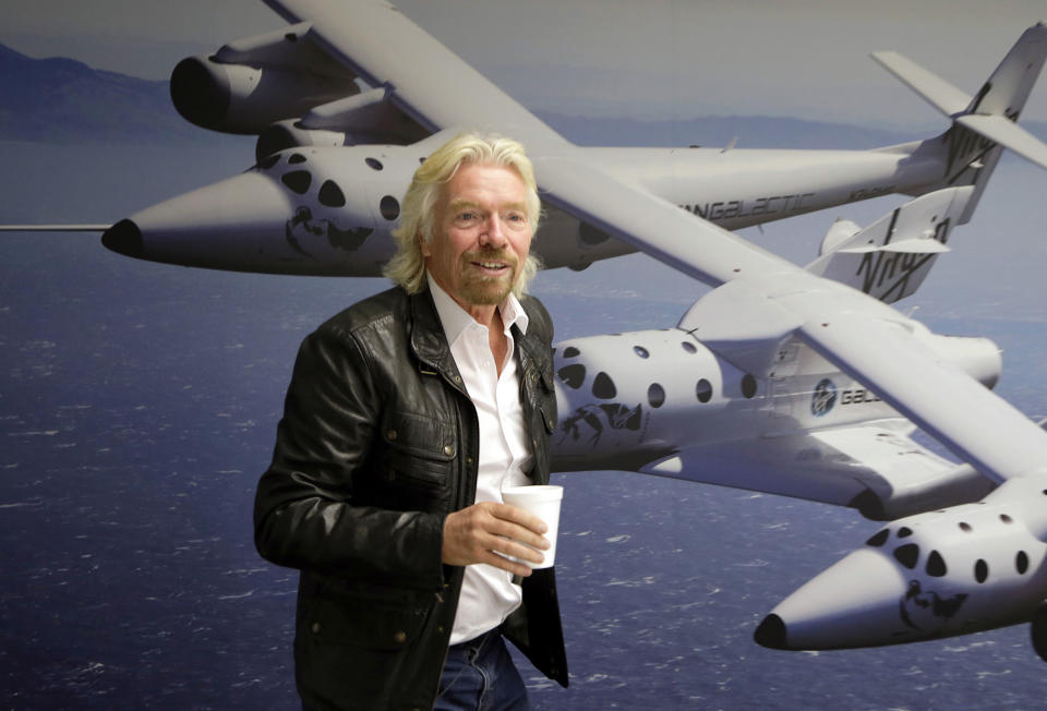 <b>Richard Branson, founder and chairman of the Virgin Group </b>