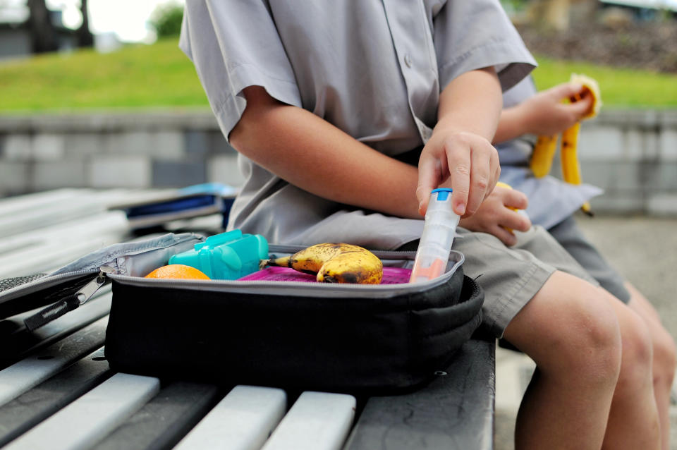 Could unhealthy lunch box choices be contributing to the obesity crisis? [Photo: Getty]