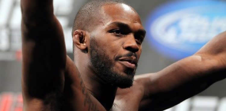 Jon Jones at the UFC 135 weigh-ins