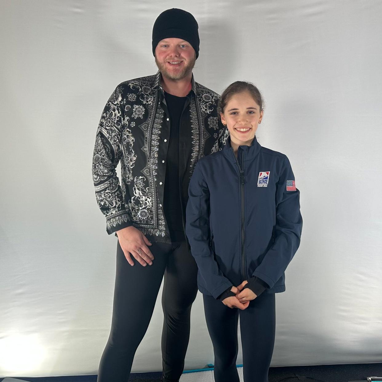 Austin Tootle and figure skater Isabeau Levito