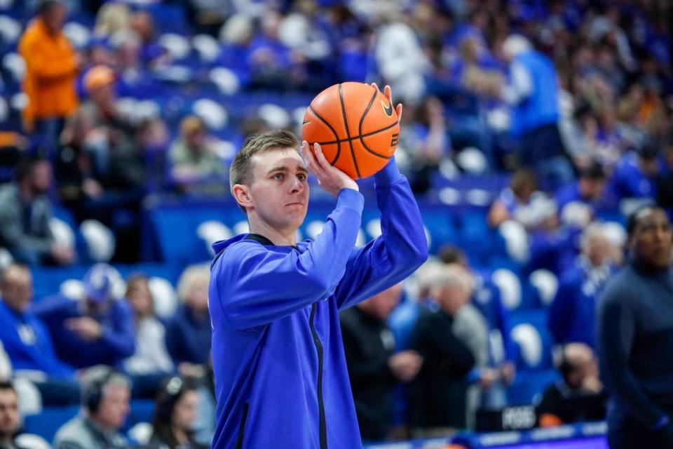 Kentucky fifth-year forward Brennan Canada has played in 25 career games with the Wildcats.