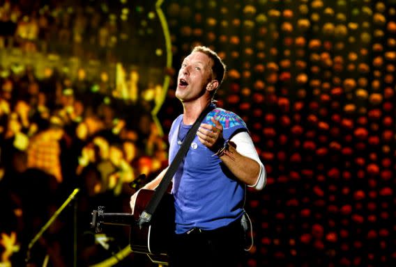 Coldplay frontman Chris Martin. Yahoo Singapore file photo