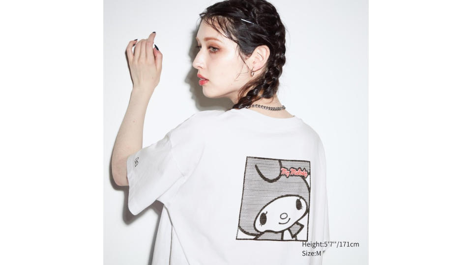 Sanrio Characters: Kuromi & My Melody UT (Short Sleeve Graphic T-Shirt). (Photo: Uniqlo SG)