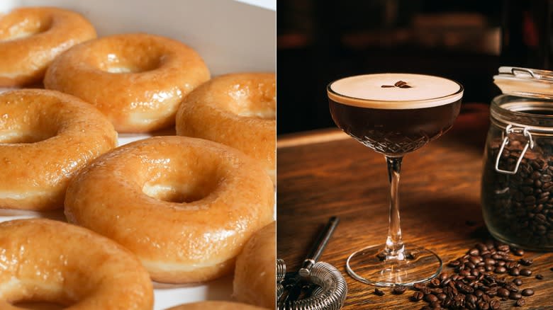 Donuts and espresso martini