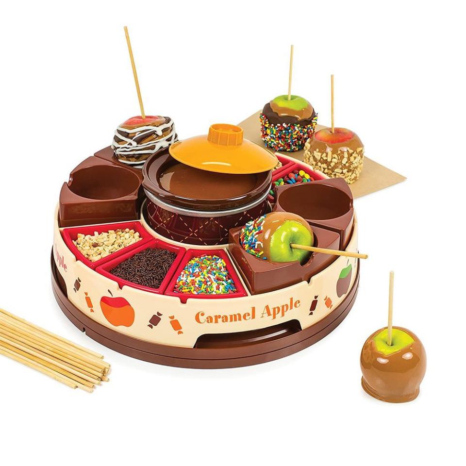 Lazy Susan Chocolate & Caramel Apple Party