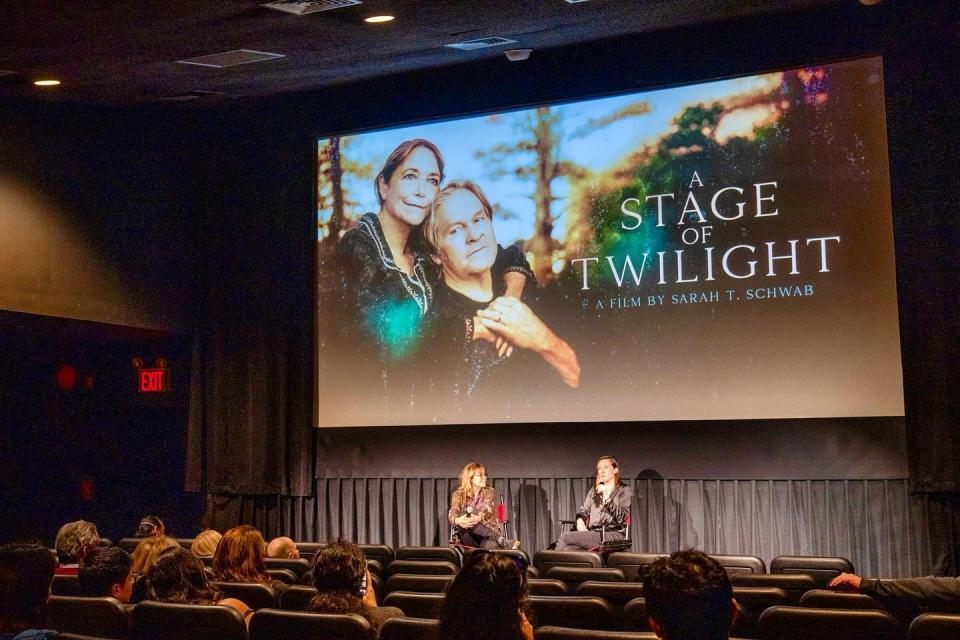 Gardner Cinemas will host a special screening of "A Stage of Twilight," a film written and directed by Sarah T. Schwab, on Sunday, April 14, at 3:15, followed by a question-and-answer with the director. Schwab is pictured, right, with the film's star, Karen Allen.