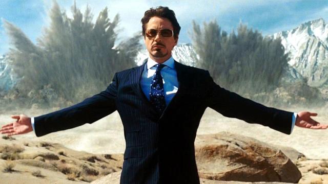 Robert Downey Jr's Tony Stark goes boom (credit: Marvel Studios)
