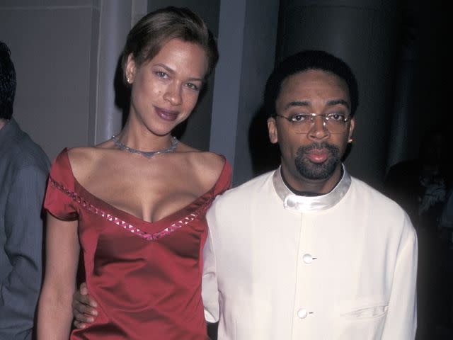 <p>Ron Galella, Ltd./Ron Galella Collection/Getty</p> Spike Lee and Tonya Lewis Lee attend an event on March 22, 1998 at the Beverly Wilshire Hotel in Beverly Hills, California.