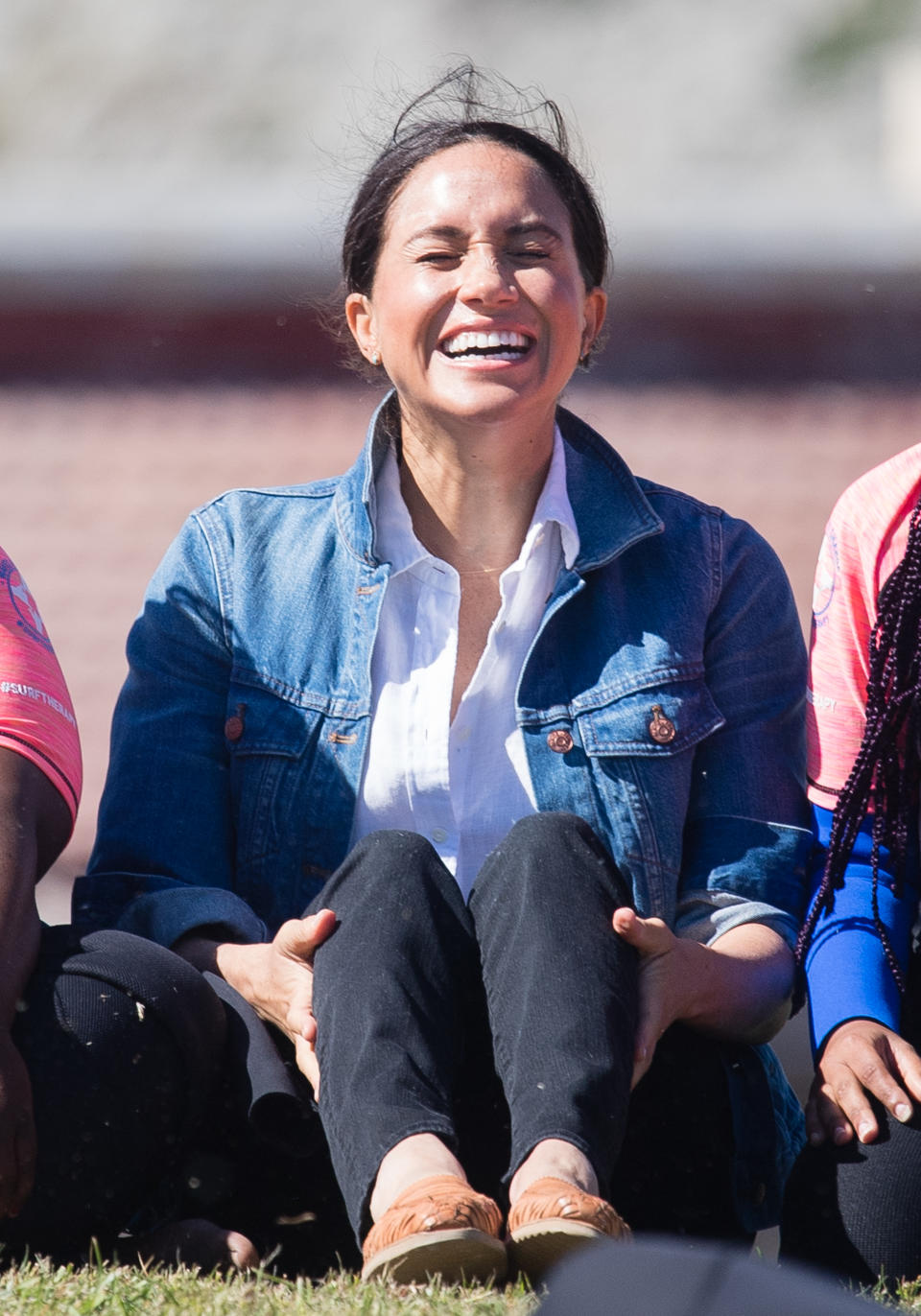 September 24, 2019: Meghan Markle visits Waves for Change, an NGO, a Monwabisi Beach in Cape Town