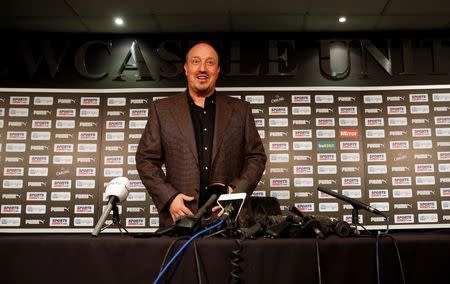 Britain Football Soccer - Newcastle United - Rafael Benitez Press Conference - St James' Park - 25/5/16 Newcastle United manager Rafael Benitez during the press conference Action Images via Reuters / Lee Smith