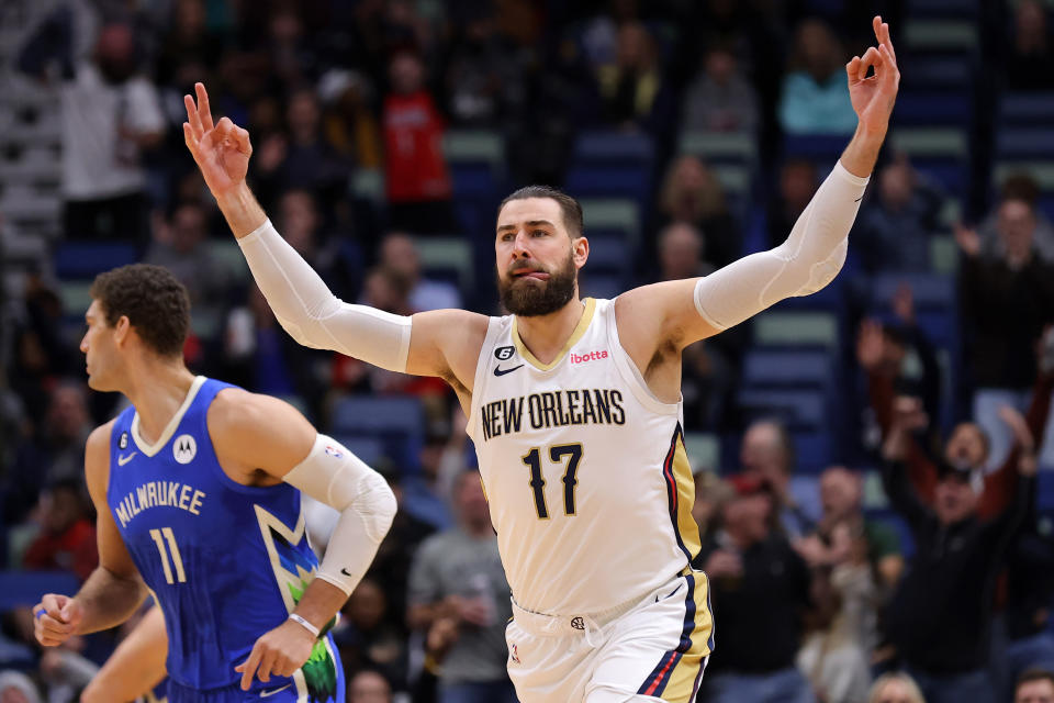 Now may be the right time to sell high on Pelicans center Jonas Valanciunas in fantasy.