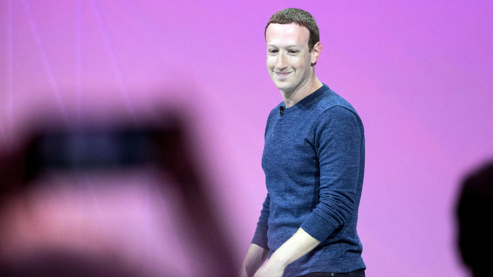 <p>As the CEO and co-founder of Facebook, Mark Zuckerberg has become the third-richest American and the seventh-richest person in the world, according to Forbes. Zuckerberg started his social media platform in 2004 for his fellow Harvard students, but it's since grown into a go-to communications tool for people around the world.</p> <p>Zuckerberg and his wife currently own about 15% of Facebook's shares. Can you guess how rich that stake in the company has made him? <a rel="nofollow noopener" href="https://www.gobankingrates.com/net-worth/business-people/mark-zuckerberg-net-worth/?utm_campaign=1166545&utm_source=yahoo.com&utm_content=12&utm_medium=rss" target="_blank" data-ylk="slk:Find out how rich Zuckerberg is.;elm:context_link;itc:0;sec:content-canvas" class="link ">Find out how rich Zuckerberg is.</a></p>  <p><strong><em>More From GOBankingRates</em></strong></p>   <ul> <li><strong><em><a href="https://www.gobankingrates.com/retirement/social-security/best-places-west-coast-for-couples-live-on-only-social-security-check/?utm_campaign=1166545&utm_source=yahoo.com&utm_content=13&utm_medium=rss" rel="nofollow noopener" target="_blank" data-ylk="slk:13 Best Places on the West Coast for Couples To Live on Only a Social Security Check;elm:context_link;itc:0;sec:content-canvas" class="link ">13 Best Places on the West Coast for Couples To Live on Only a Social Security Check</a></em></strong></li> <li><em><strong><a href="https://www.gobankingrates.com/small-business-spotlight-2022/?utm_campaign=1166545&utm_source=yahoo.com&utm_content=14&utm_medium=rss" rel="nofollow noopener" target="_blank" data-ylk="slk:Nominate Your Favorite Small Business To Be Featured in GOBankingRates' 2022 Small Business Spotlight;elm:context_link;itc:0;sec:content-canvas" class="link ">Nominate Your Favorite Small Business To Be Featured in GOBankingRates' 2022 Small Business Spotlight</a></strong></em></li> <li><a href="https://www.gobankingrates.com/fastest-ways-to-save-20000-1308362/?utm_campaign=1166545&utm_source=yahoo.com&utm_content=15&utm_medium=rss" rel="nofollow noopener" target="_blank" data-ylk="slk:6 Fastest Ways To Save $20k, According to Experts;elm:context_link;itc:0;sec:content-canvas" class="link "><strong><em>6 Fastest Ways To Save $20k, According to Experts</em></strong></a></li> <li><a href="https://www.gobankingrates.com/retirement/social-security/why-should-collect-social-security-early/?utm_campaign=1166545&utm_source=yahoo.com&utm_content=16&utm_medium=rss" rel="nofollow noopener" target="_blank" data-ylk="slk:10 Reasons You Should Claim Social Security Early;elm:context_link;itc:0;sec:content-canvas" class="link "><strong><em>10 Reasons You Should Claim Social Security Early</em></strong></a></li> </ul>    <p><em><a href="https://www.gobankingrates.com/author/andrewl/?utm_campaign=1166545&utm_source=yahoo.com&utm_content=17&utm_medium=rss" rel="nofollow noopener" target="_blank" data-ylk="slk:Andrew Lisa;elm:context_link;itc:0;sec:content-canvas" class="link ">Andrew Lisa</a> contributed to the reporting for this article.</em></p> <p><small>Image Credits: Etienne Laurent/EPA-EFE</small></p>