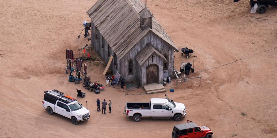 Set of the movie "Rust"