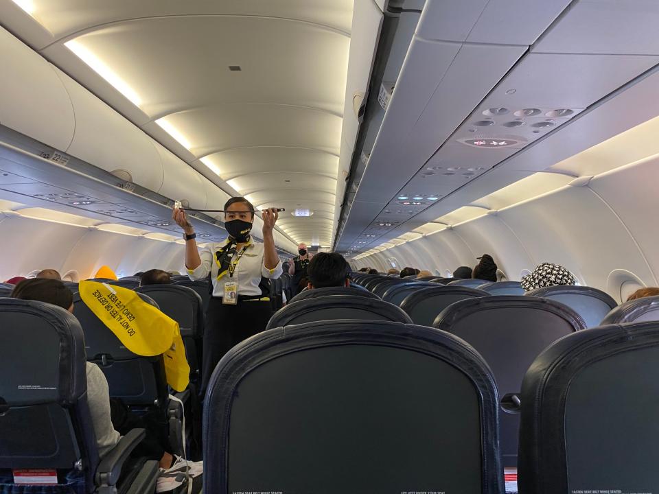 Flying on Spirit Airlines during pandemic