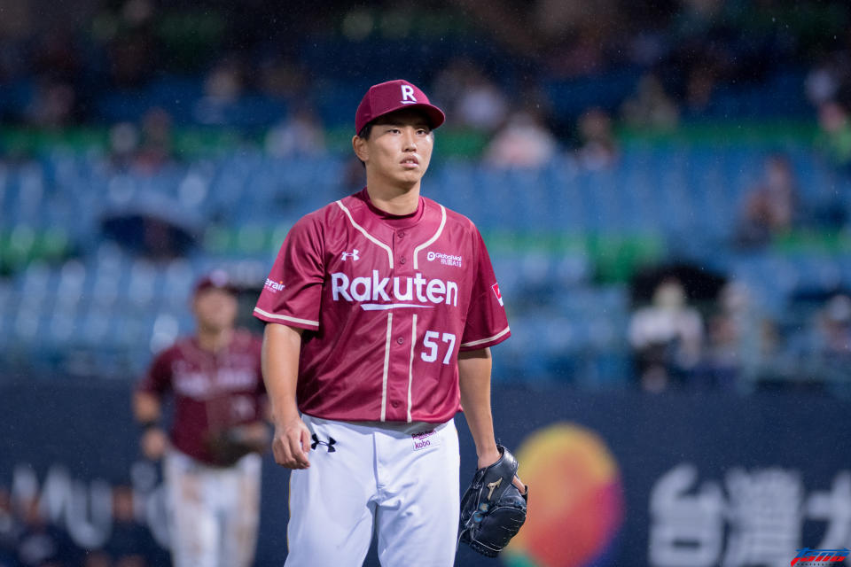 楊彬今面對老東家富邦悍將投7局失2分，奪2連勝。特約攝影蔡光逸/攝