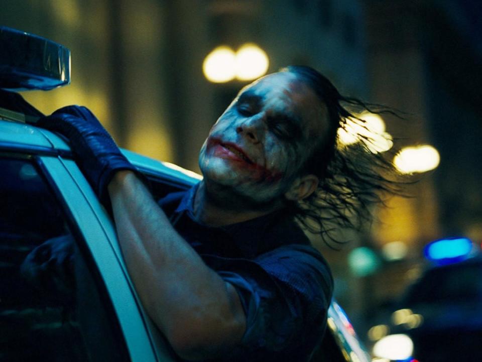 Heath Ledger in ‘The Dark Knight’ (Warner Bros/Dc Comics/Kobal/Shutterstock)