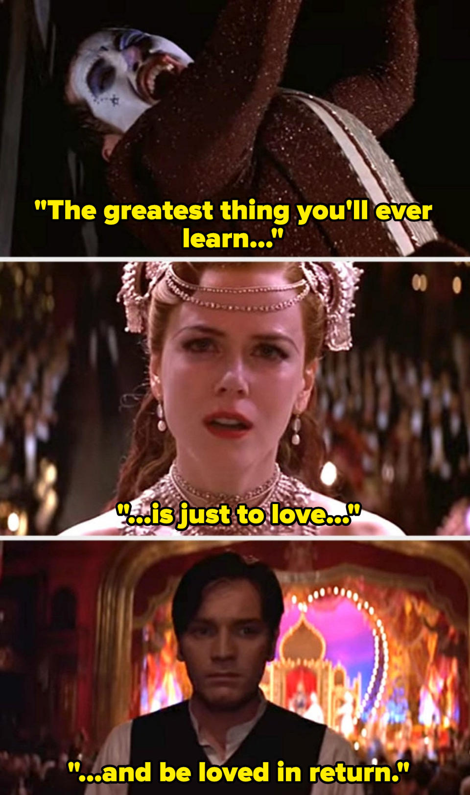 Screenshots from "Moulin Rouge!"